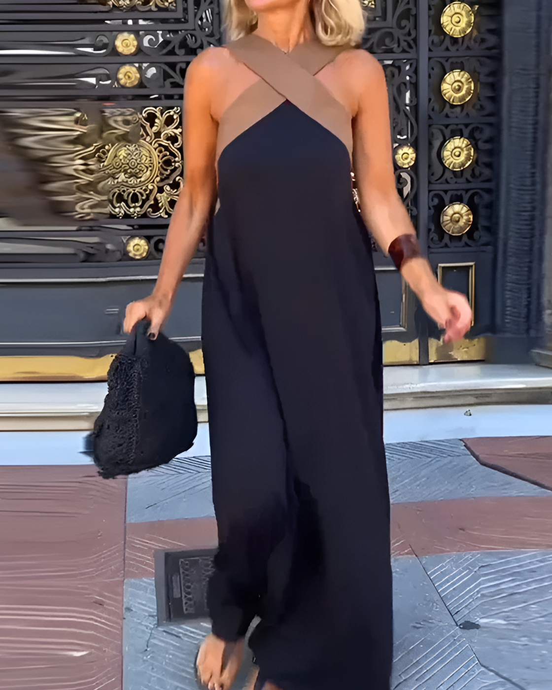 Vestido Diana | Sem Manga - Fresco e Soltinho (Estilo Italiano)