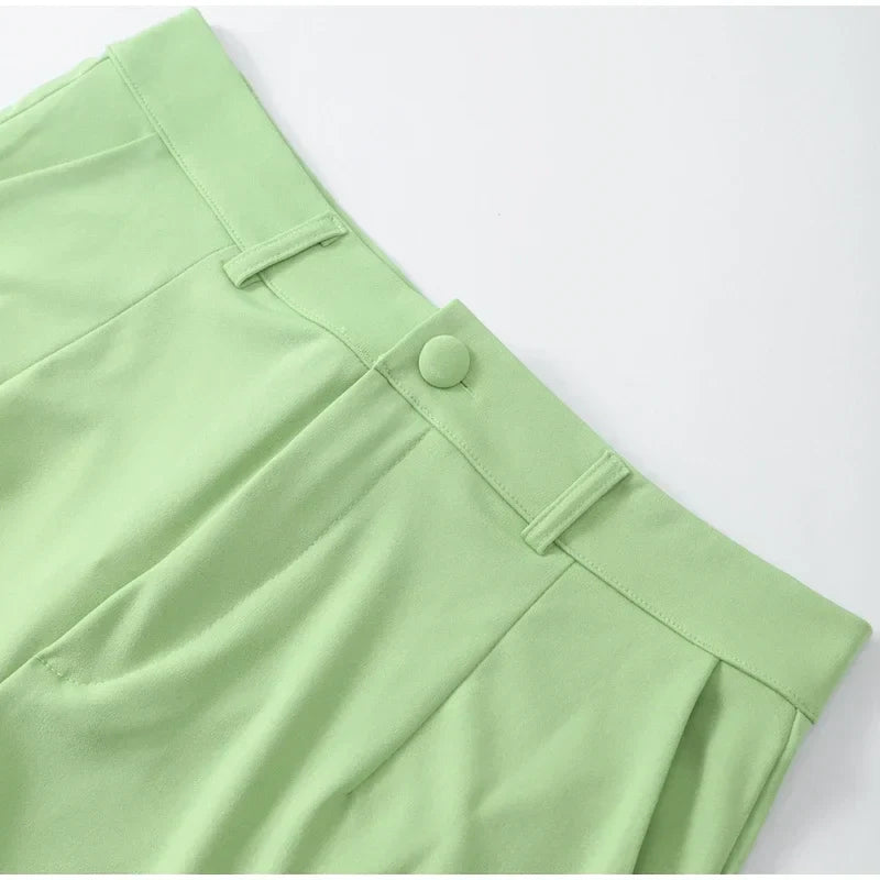 Conjunto Feminino Sem Manga Terno e Calça