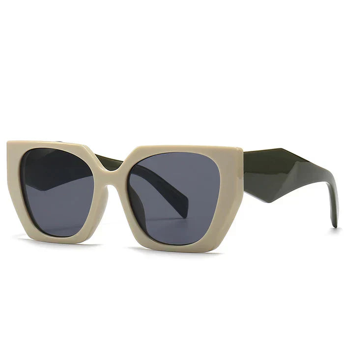 Óculos de Sol Feminino Oversized Quadrado Retro e Proteção UV400