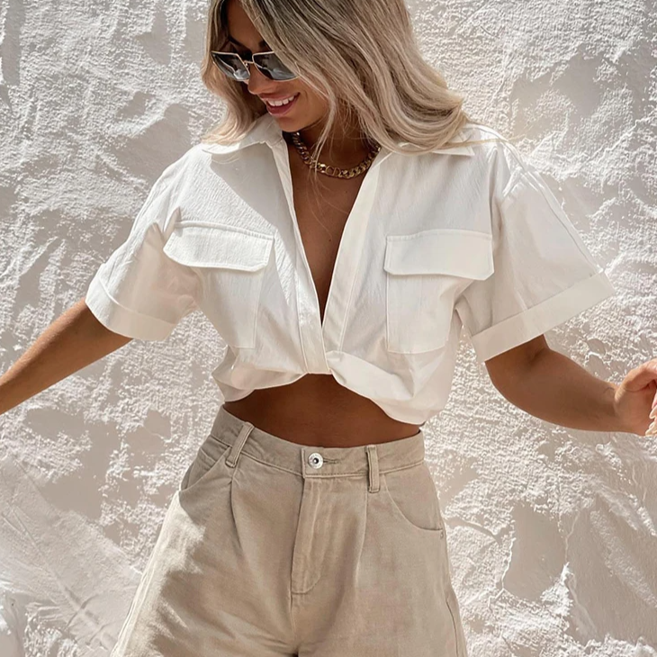 Camisa Cropped Lavig