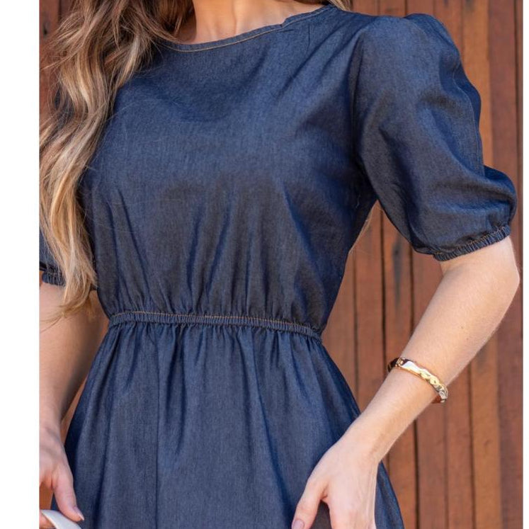 Vestido Jeans Feminino