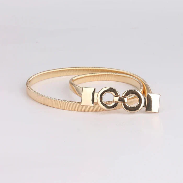 Cinto Feminino de Metal Dourado