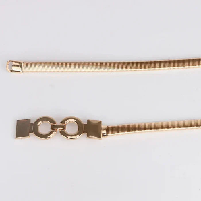 Cinto Feminino de Metal Dourado