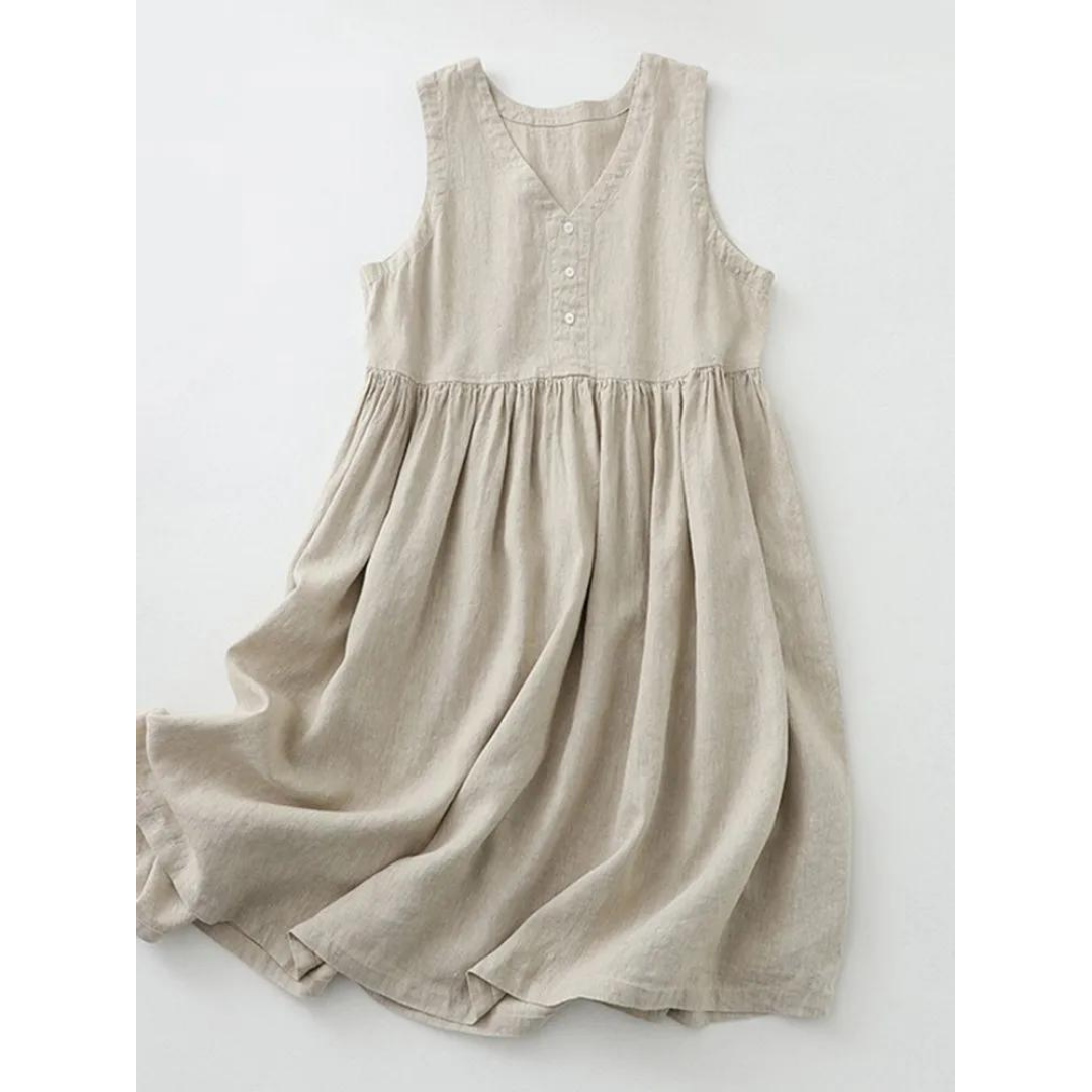 Vestido Linho Helene