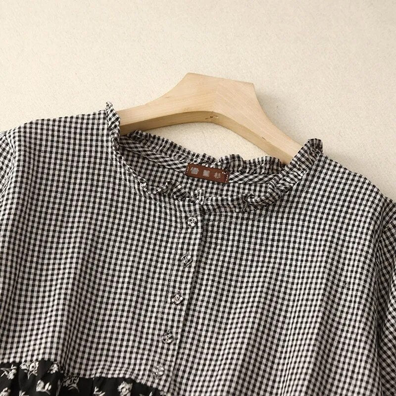 Vestido Midi Algodão & Linho Citta