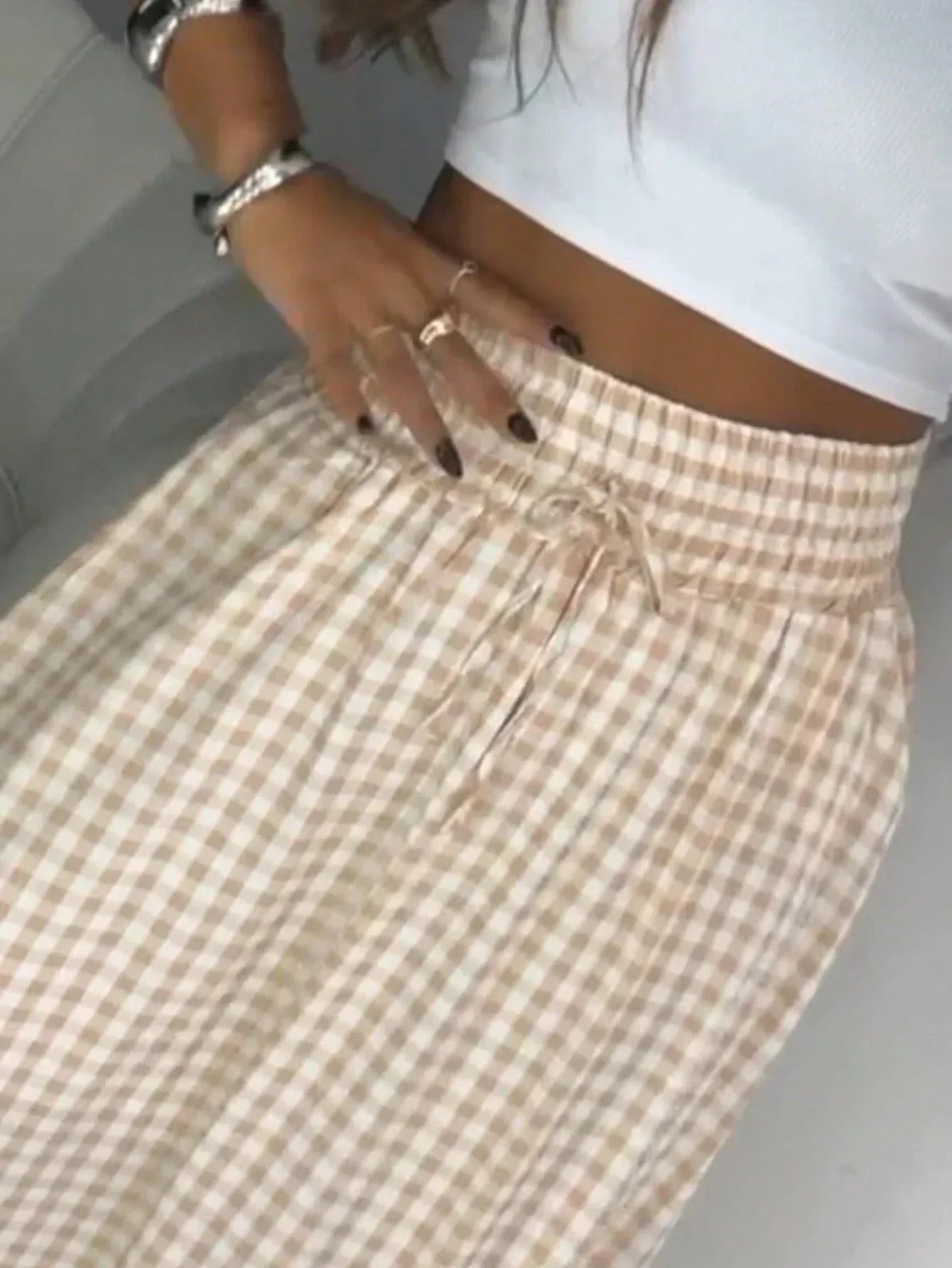 Saia Longa Xadrez Bella