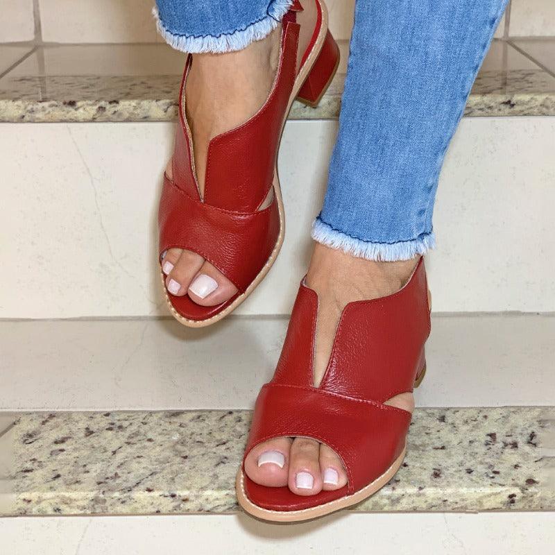 Sandália Feminina Larissa Bordô